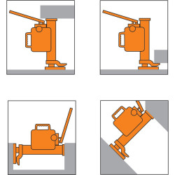 CRIC HYDRAULIQUE A PATTE -...